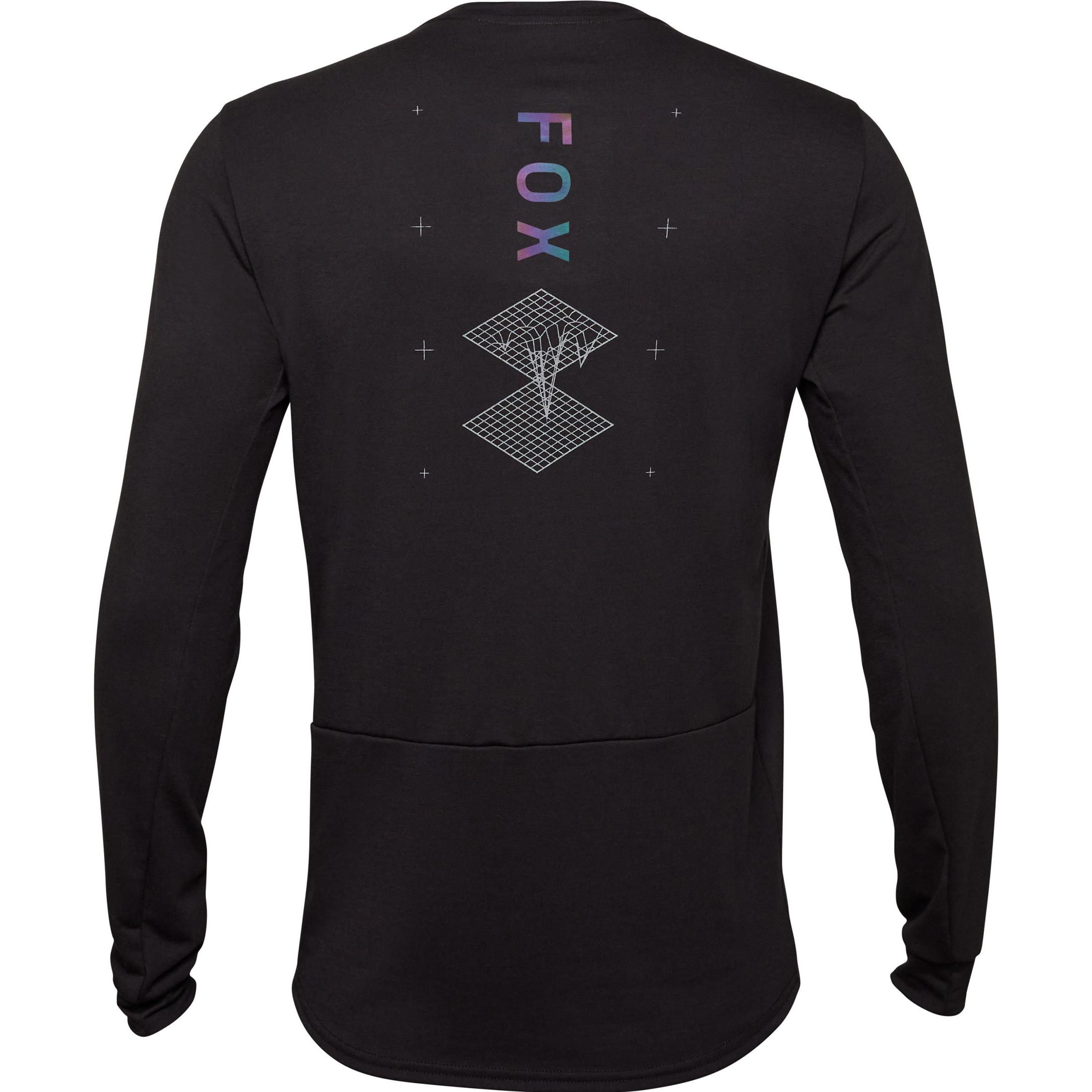 Thumbnail - Fox, Herren, Velotrikot, Jersey 24 Ranger Dr Md Ls Lunar Blk (M), Schwarz, M
