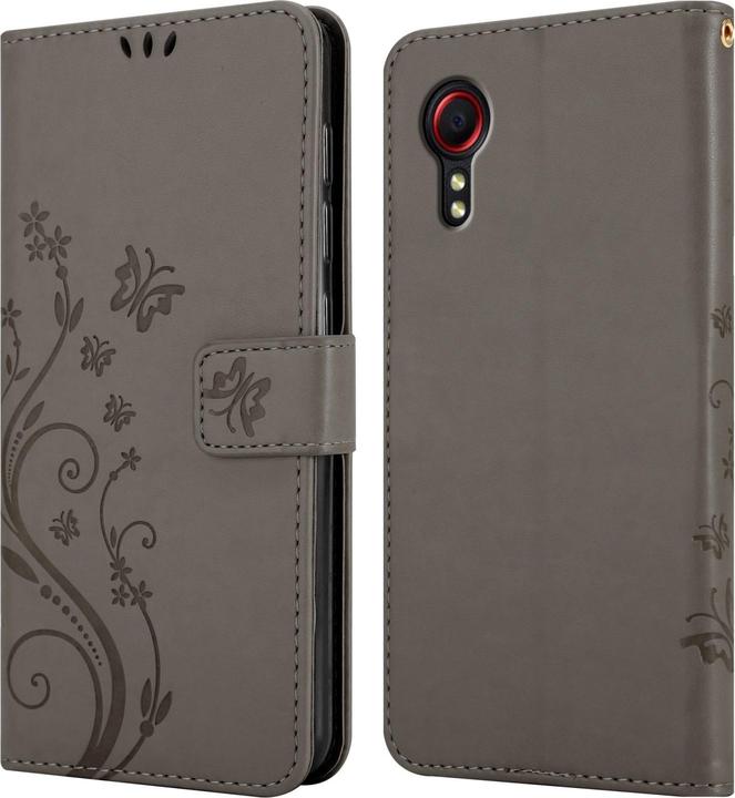 Produktbild Cadorabo Flower Book Hülle (Samsung Galaxy Xcover 5)