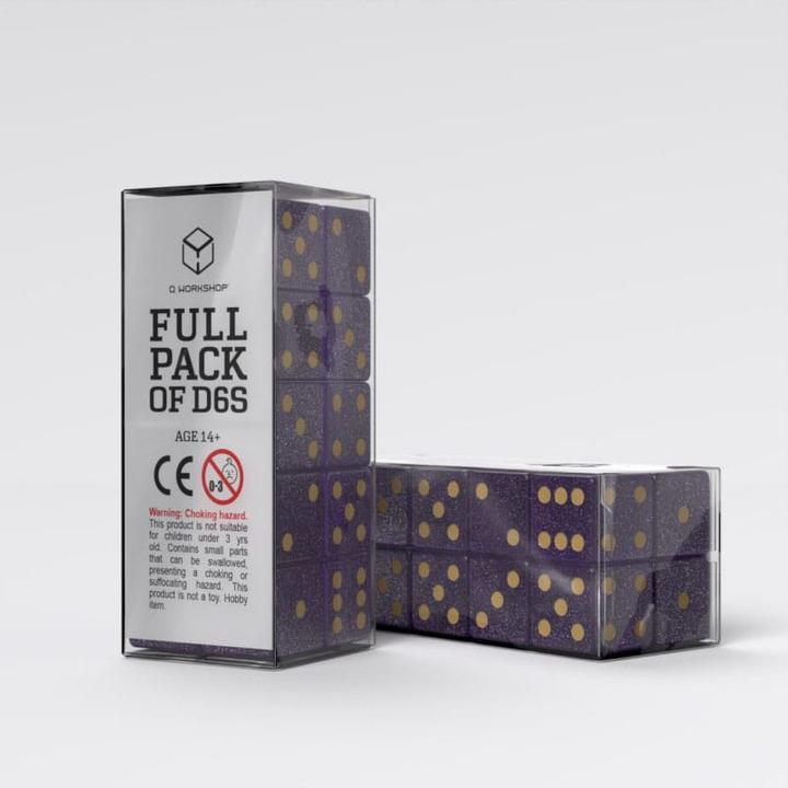 Immagine prodotto Q Workshop Würfel Set Full Pack D6 Shimmering Purple (20)