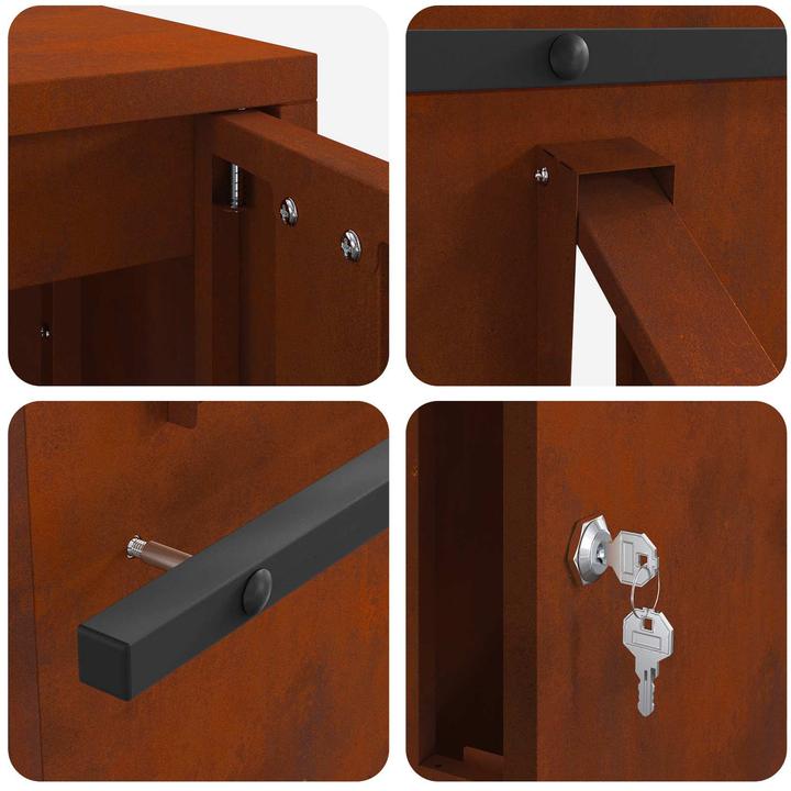 Actual product image vidaXL Outdoor Briefkasten