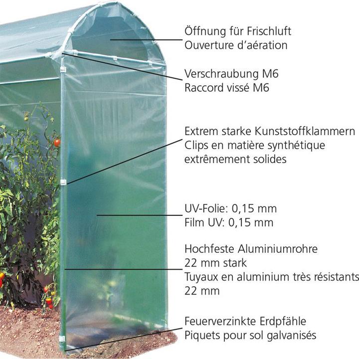 Produktbild Brühwiler Tomaten- und Gemüsegewächshaus Swiss Design