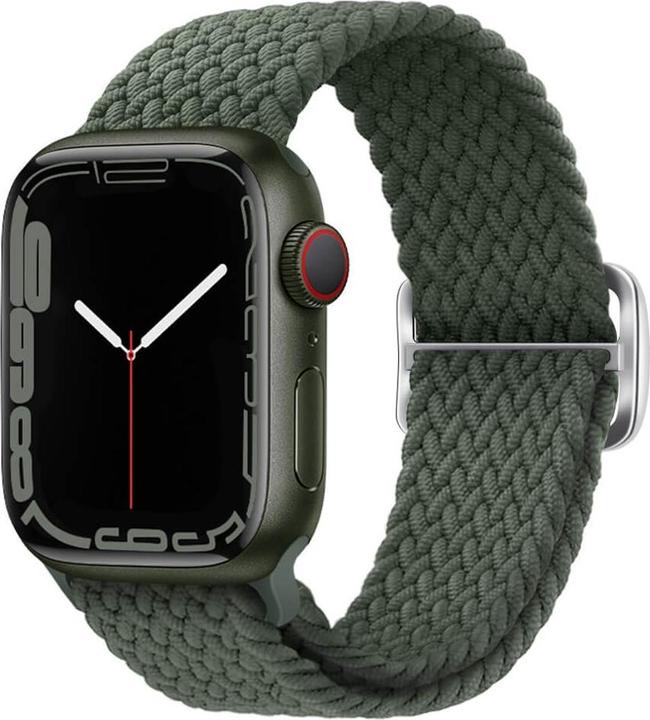 Cover-Discount Apple Watch 42/41/40mm - Nylon gevlochten vervangend bandje (Nylon)