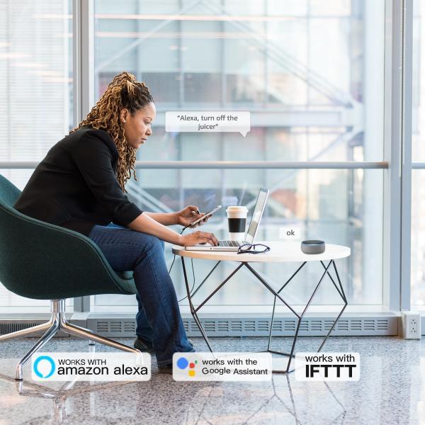 Image du produit Woox Prise murale intelligente UE encastrée à l'intérieur, contrôlable, WLAN