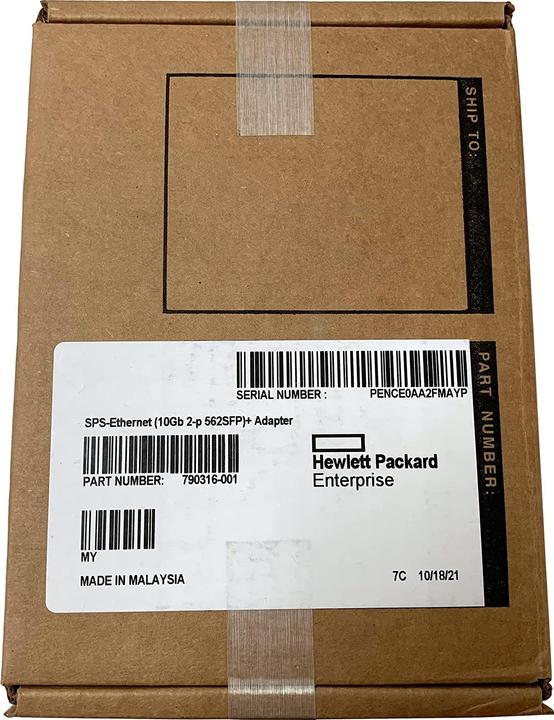 Actual product image HPE 562FLR-SFP+ (Mini PCI Express)
