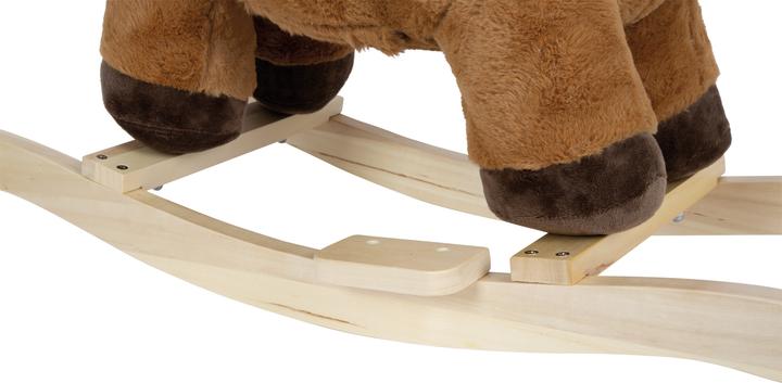 Actual product image small foot Rocking horse with seat