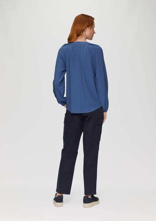Produktbild S.Oliver Bluse Strukturierte Bluse mit Raffdetails (36)