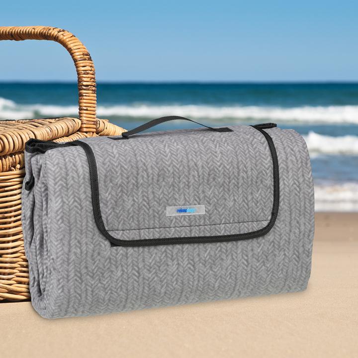 Actual product image Relaxdays Picnic blanket