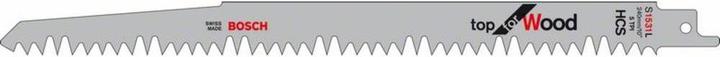 Actual product image Bosch Professional Zubehör Sabre saw blade S 1531 L, Top for Wood, 100-pack