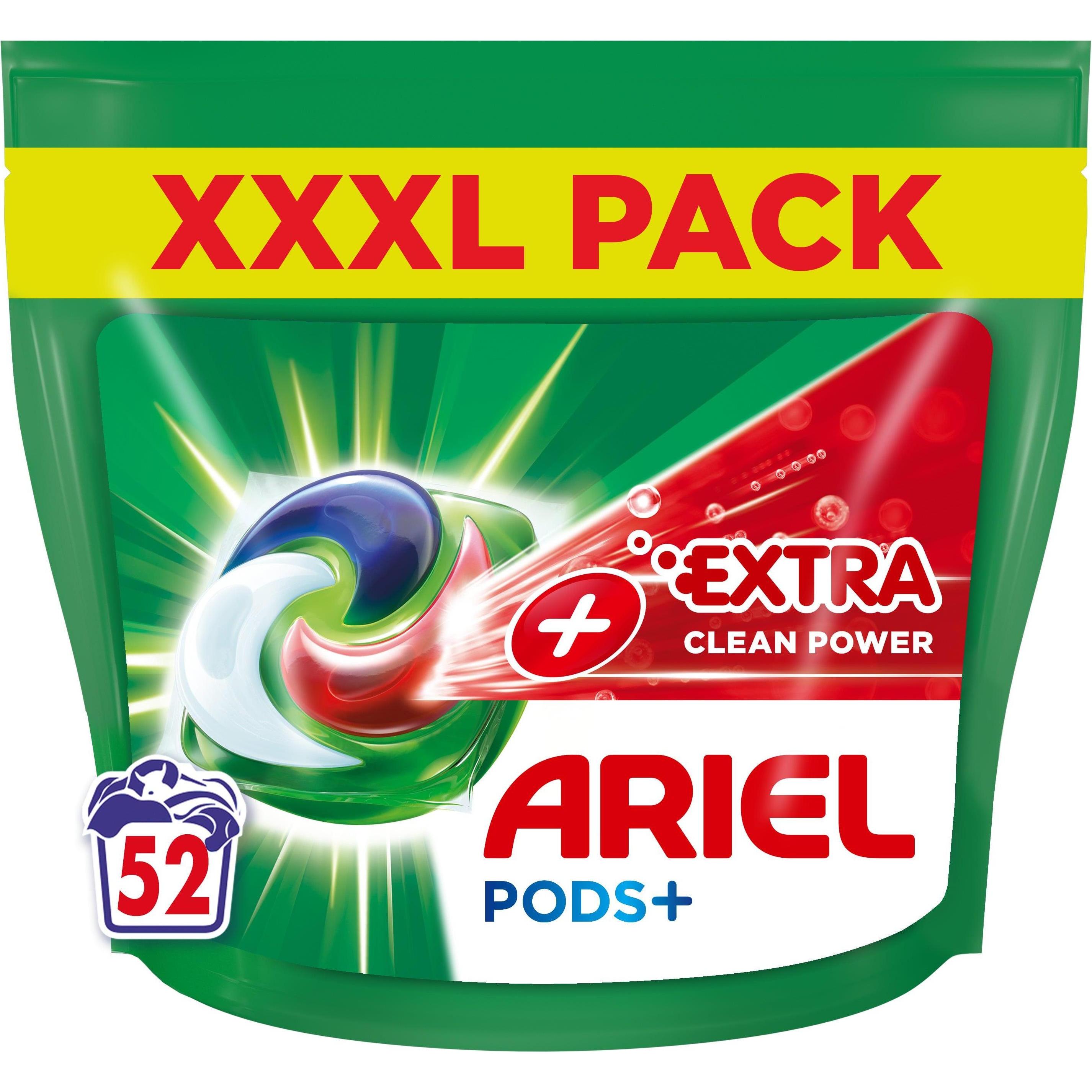 Ariel PODS All-in-1 +Extra Clean Power Pesukapslid, 52 Pesu, Bucato