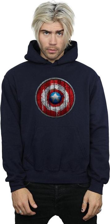 Produktbild Captain America Wooden Shield Kapuzenpullover (M)
