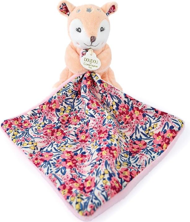 Actual product image Doudou et Compagnie Fawn with cuddle cloth 12cm