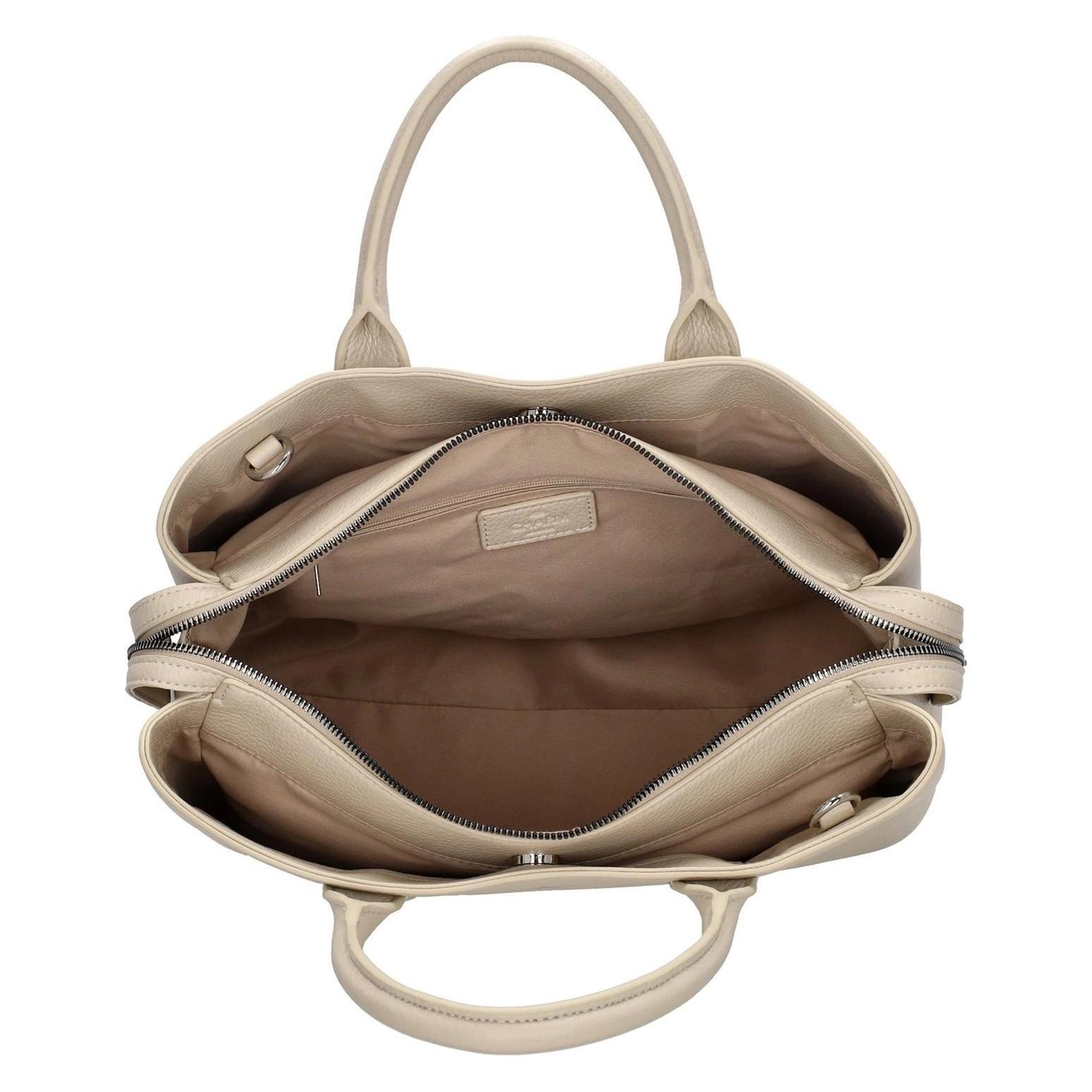 Charm, Hanger, London Muggiano Handtas - Verstelbare/Afneembare Schouderband - A4 Formaat -