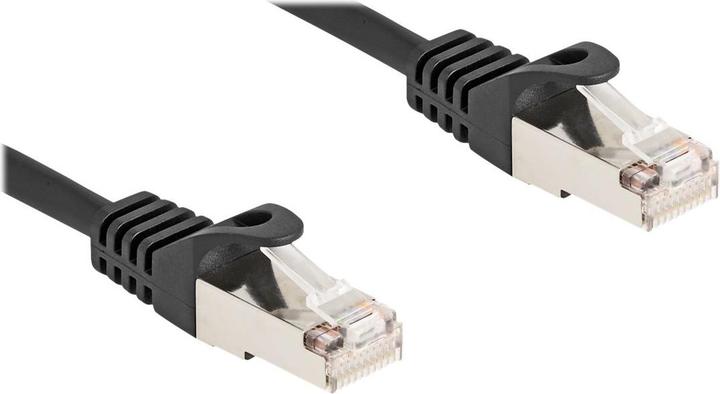 Actual product image Delock Cable RJ50 plug to RJ50 plug S/FTP 0.25 m black (S/FTP, 0.25 m)