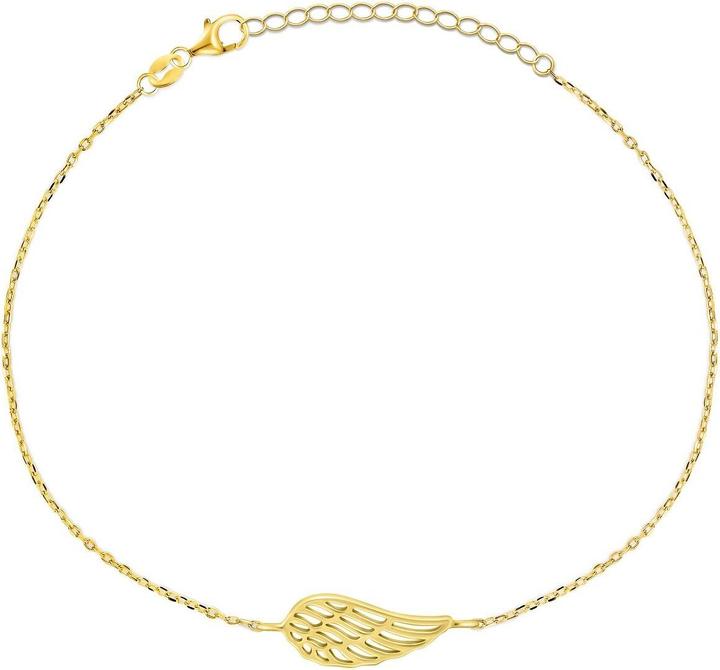 Immagine prodotto Brilio Argento - Delicato bracciale ad ali d'angelo placcato oro BRC129Y