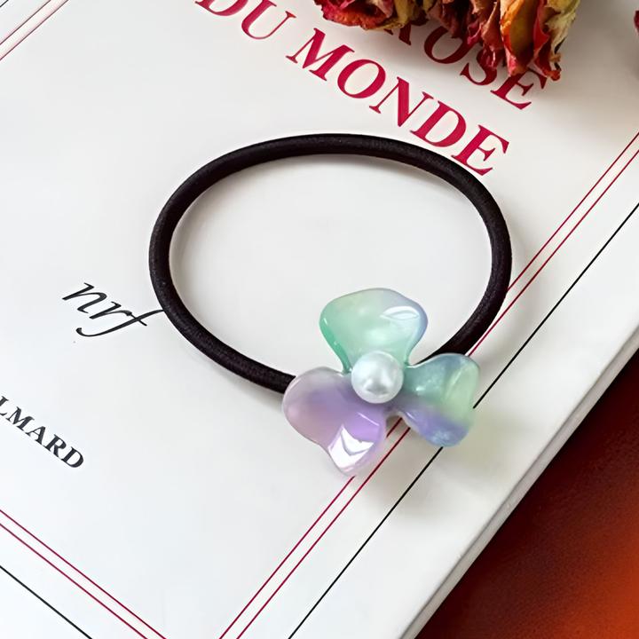 Immagine prodotto Avizar Haargummi mit Bernsteinblüte & Perle (Elastico per capelli)
