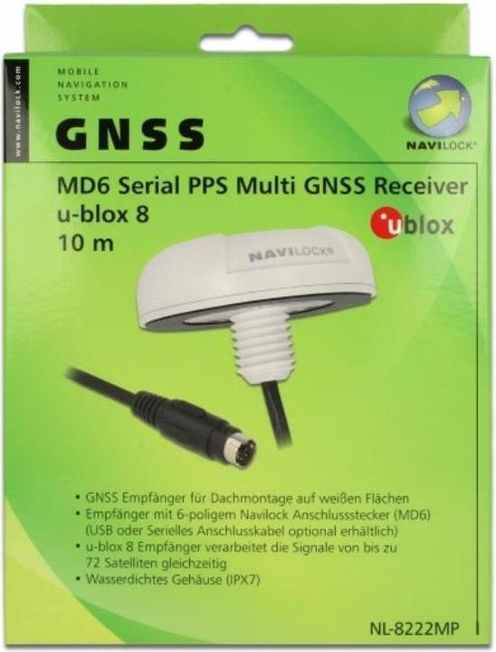 Actual product image Navilock MD6 GPS L1, GLONASS L1, BEIDOU COMPASS, GALILEO E1, QZSS L1