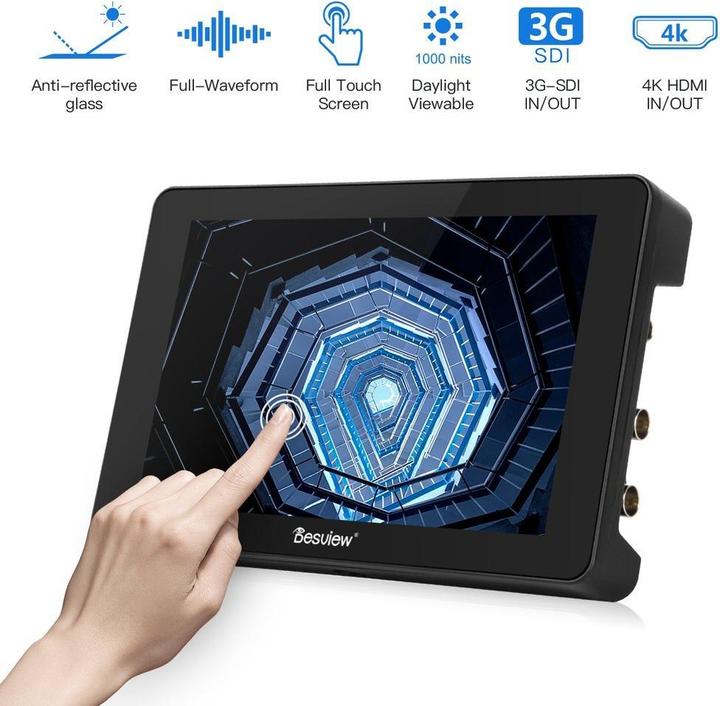 Produktbild Desview R7S Touch Screen Monitor 7 Zoll (Neuheit) (7", Full HD)