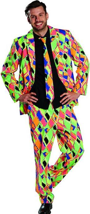 Produktbild Rubies Clown - Raute Neon (56)