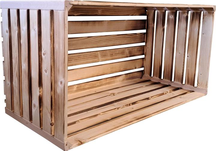 Produktbild Holz Zollhaus Holzharasse geflammt, 23.3 x 35 x 32 cm