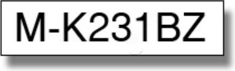 Produktbild Brother MK-231BZ DirectLabel schwarz auf weiss 12mm x 8m Schwarz Weiss P-Touch M 9-12mm (9.50 cm, Weiss)