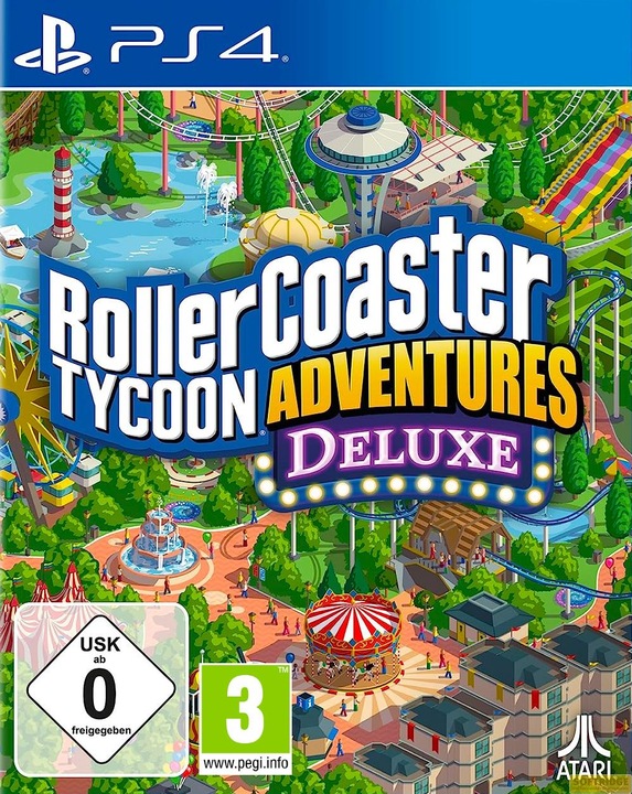 Actual product image Atari RollerCoaster Tycoon Adventures Deluxe (PS4, PS5, DE)