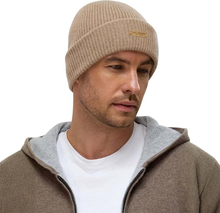 Image du produit Bellemere Headgear Ribbed Lambswool Beanie (Taille unique)