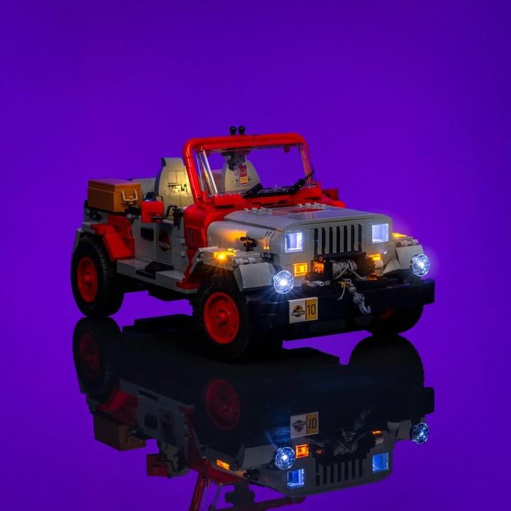 Produktbild Light my bricks LMB 2.0 LED Licht Set für LEGO® 77984 Jurassic Park - Jeep Wrangler