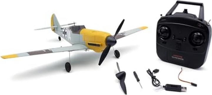 Productafbeelding Modster MDX PRO BF 109 450mm elektromotor warbird RTF incl. 6-assige vliegtoestandstabilisatie en (Warbird)