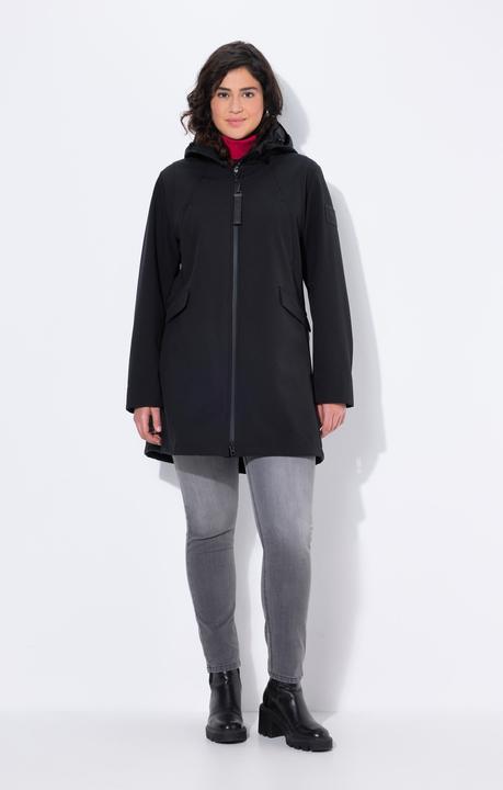 Image du produit Ulla Popken Veste Softshell HYPRAR à capuche, déperlante (50, 52)