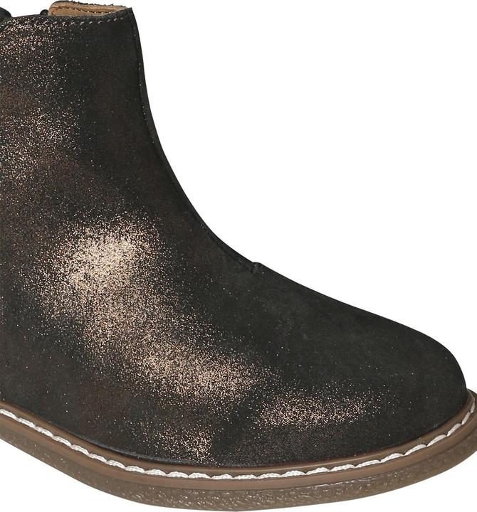 Image du produit Vertbaudet Mädchen Leder-Boots mit Zierschleife (38)