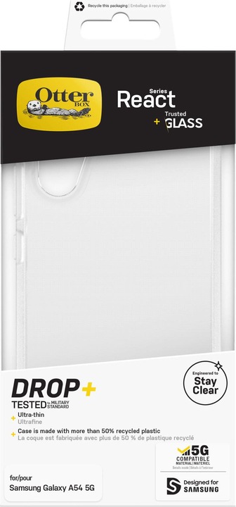 Actual product image OtterBox React + Glass Bundle - Kit (Samsung Galaxy A54 5G)