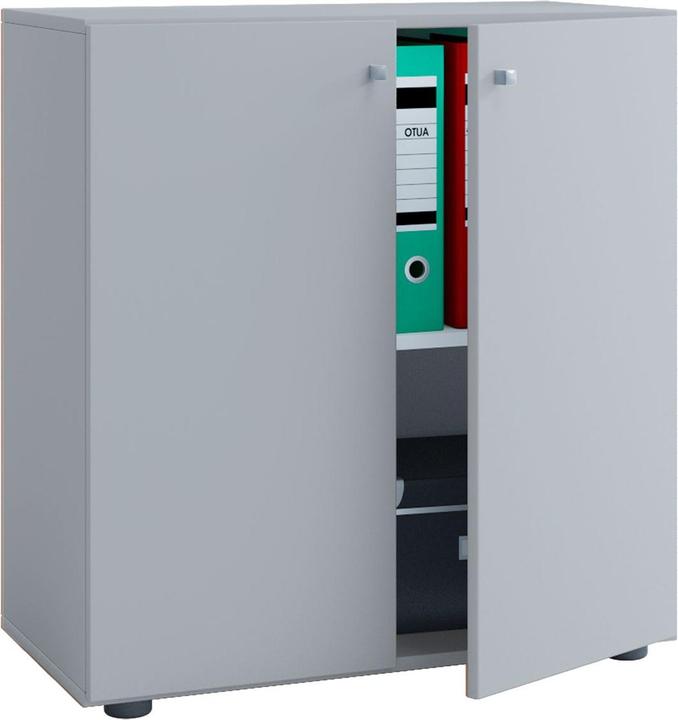 Image du produit VCM Meubles de bureau en bois Armoire à dossiers Lona 2 portes battantes (70 x 39 x 74 cm)