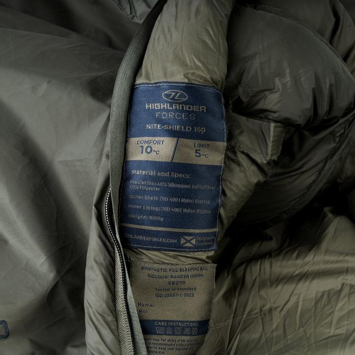 Produktbild Highlander Schlafsack Nite-Shield 150 (220 cm)