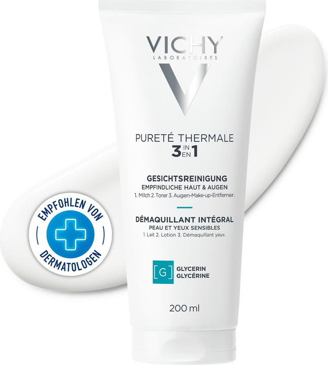 Produktbild Vichy Pureté Thermale 3in1 Gesichtsreinigung (Reinigungsmilch, Make-Up Entferner, 200 ml)