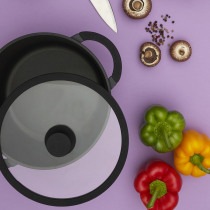 Cook Concept Pentola in alluminio fuso da 24 cm (24 cm, Pentola, Alluminio)
