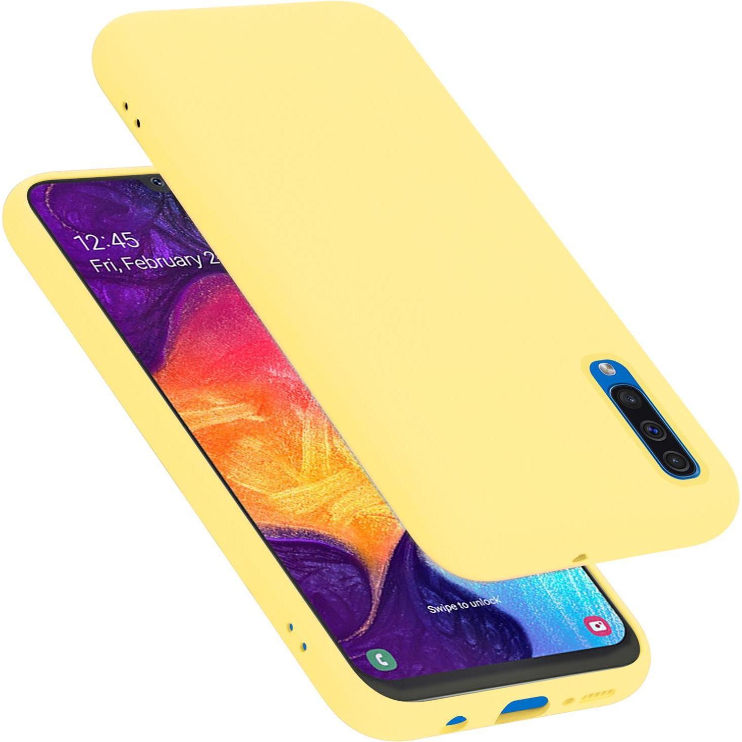 Cadorabo TPU Liquid Silicone Case Cover (Samsung Galaxy A50s, Samsung Galaxy A50, Samsung Galaxy A30), Smartphone Hülle,...