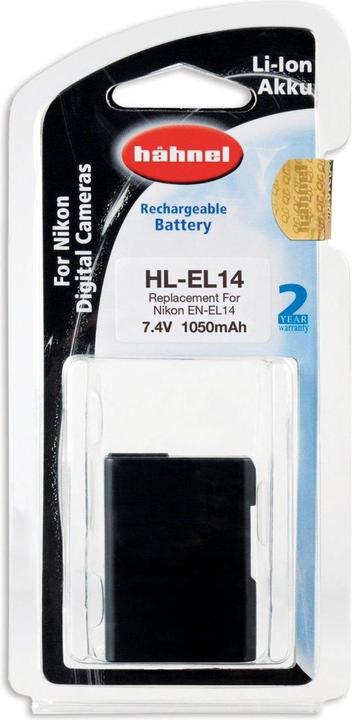 Produktbild Hähnel Ersatzakku HL-EL14a, für Ni EN-EL14a (Kamera Akku)