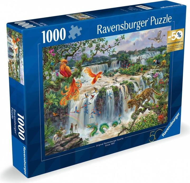 Actual product image Ravensburger Puzzle 12001090 - Fantastic waterfall of Iguazú - 1000 pieces jigsaw puzzle for (1000 pieces)