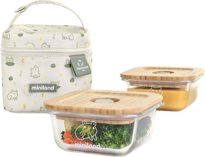 Miniland Pack-2-Go Ecosquare Frosch