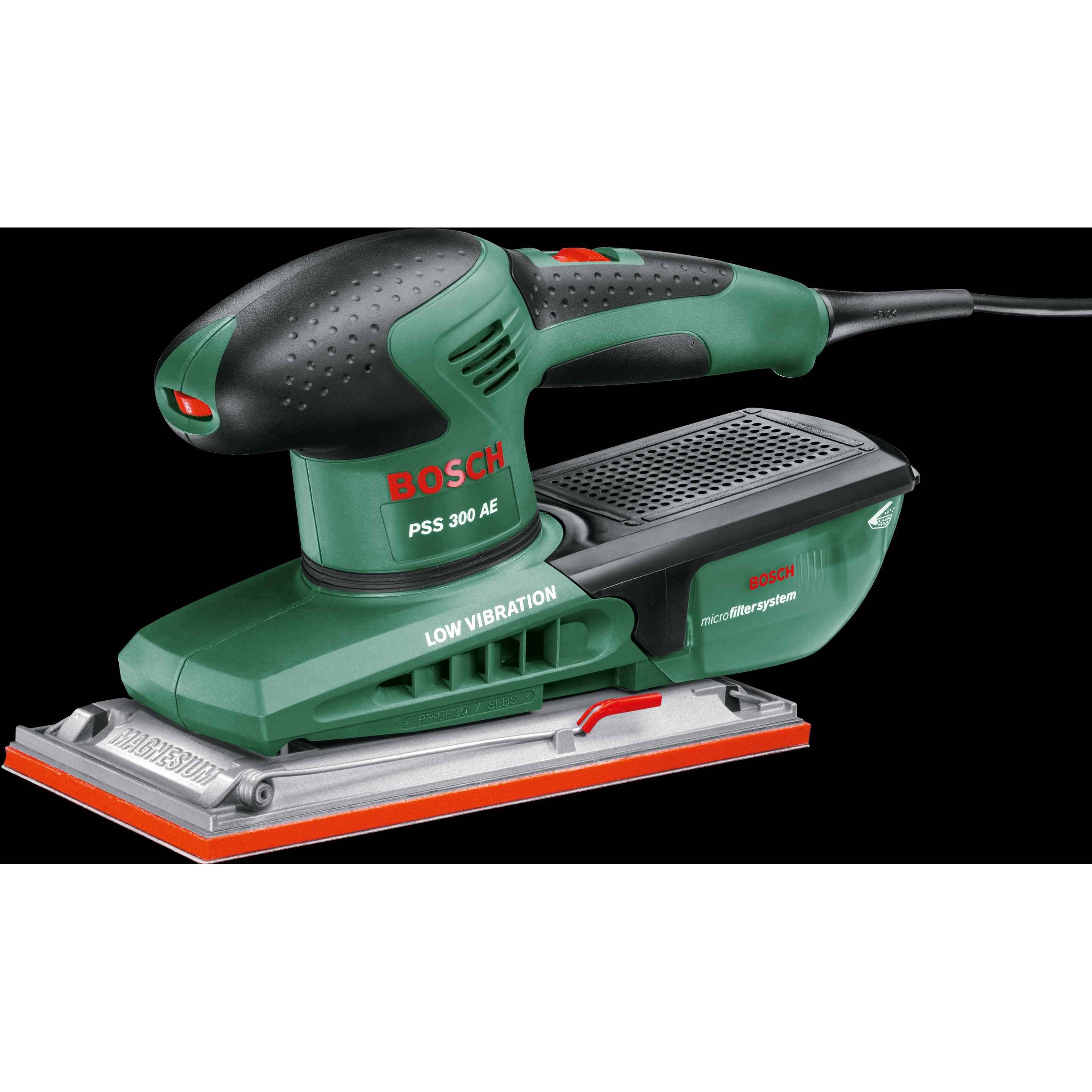 Bosch Home & Garden, Schleifmaschine + Poliermaschine, Pss 300 Ae (Schwingschleifer, 250 W)