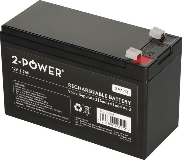 Immagine prodotto 2-Power Batteria VRLA da 12V 7Ah
