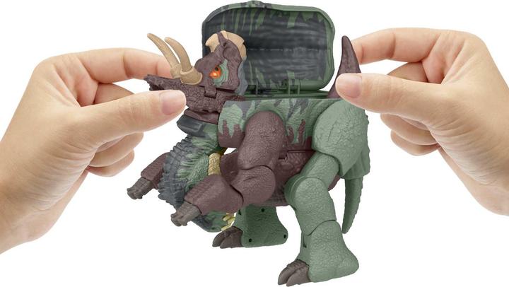 Actual product image Jurassic World FIERCE CHANGERS™ MASSIVE STRETCH™ Giganotosaurus & Nasutoceratops