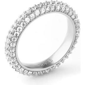 Guess, Ring, - Sparkling Steel Ring with Infinity Zircons JUBR04672JWRH - Circuit: 58 mm, (58)