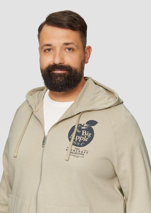 Produktbild s.Oliver Sweatshirt Jacke Sweatjacke mit Kapuze (XXL)