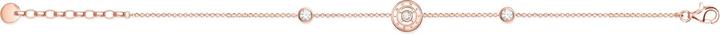Produktbild Thomas Sabo Armband Kreis mit weissen Steinen roségold (19 cm, 925er Silber)
