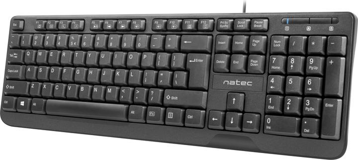 Produktbild Natec TROUT Tastatur USB QWERTY US International (US, Kabelgebunden)