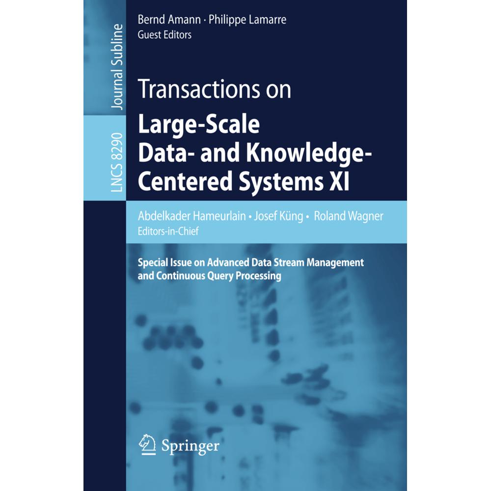 Transactions on Large-Scale Data- and Knowledge-Centered Systems XI, Fachbücher von Roland Wagner, Abdelkader Hameurlain...