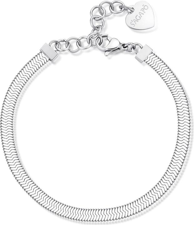 Actual product image Sagapo S'AgapÃµ - Chunky SHK35 fine steel bracelet