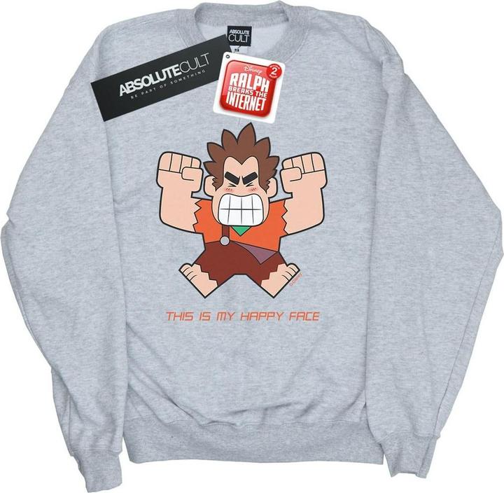 Produktbild Disney Wreck It Ralph Happy Face Sweatshirt (5XL)