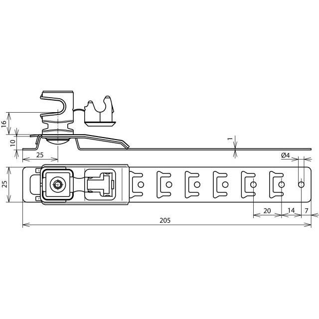 Thumbnail - Dehn Dachleitungshalter UNIsnap NIRO/K-grau H 204089, SAT Zubehör, Grau